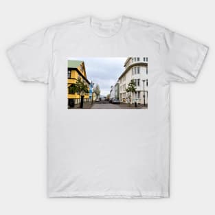 Iceland Reykjavik Street Scene T-Shirt